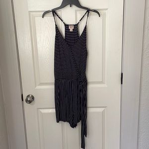 Navy Stripped Romper